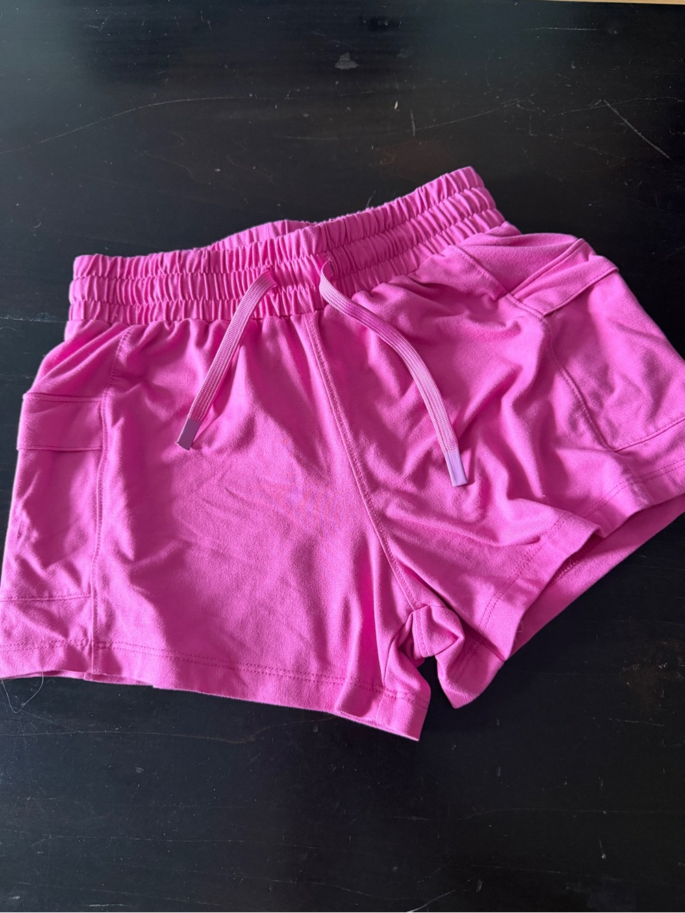 Soybu Bright Pink Athletic Drawstring Shorts
